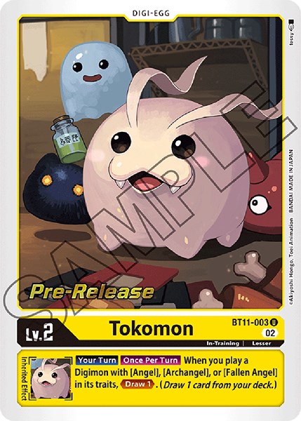 Tokomon [BT11-003] [Dimensional Phase Pre-Release Promos] | The Time Vault CA