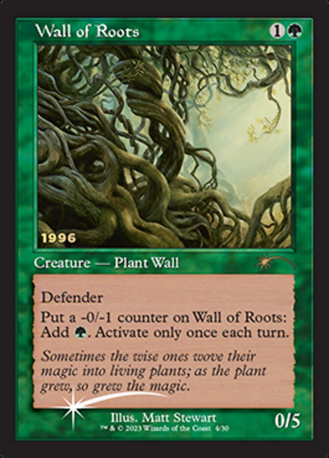 Wall of Roots [30th Anniversary Promos] | The Time Vault CA