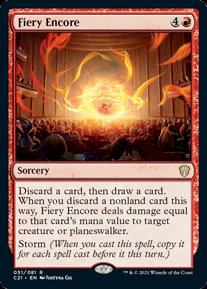 Fiery Encore [Commander 2021] | The Time Vault CA