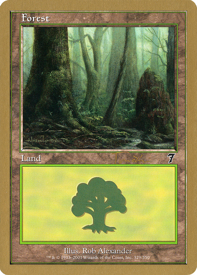 Forest (jt329) (Jan Tomcani) [World Championship Decks 2001] | The Time Vault CA