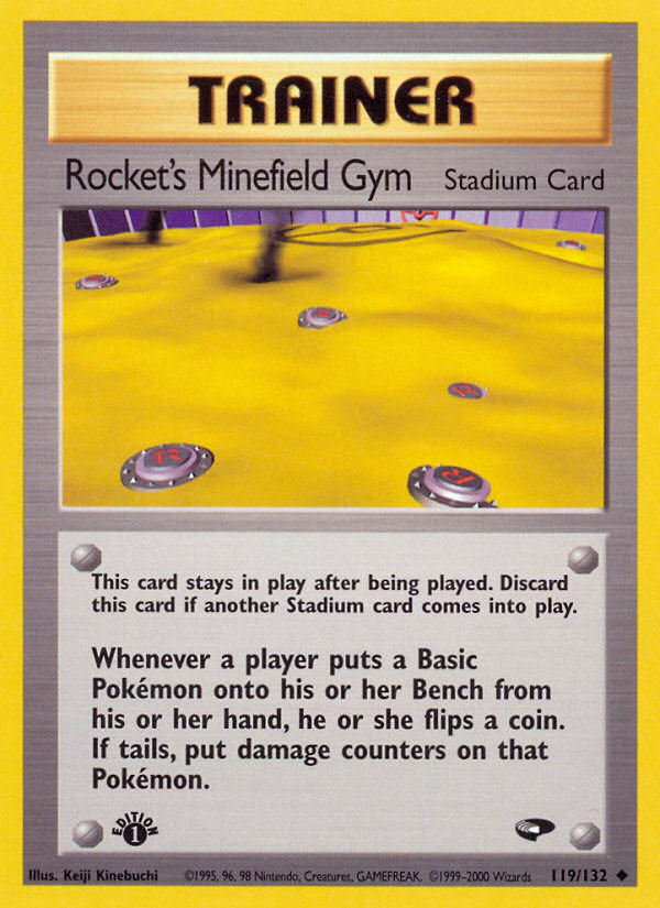 Rocket's Minefield Gym (119/132) [Gym Challenge 1st Edition] | The Time Vault CA