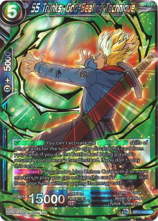 SS Trunks, God-Sealing Technique (BT10-044) [Rise of the Unison Warrior 2nd Edition] | The Time Vault CA