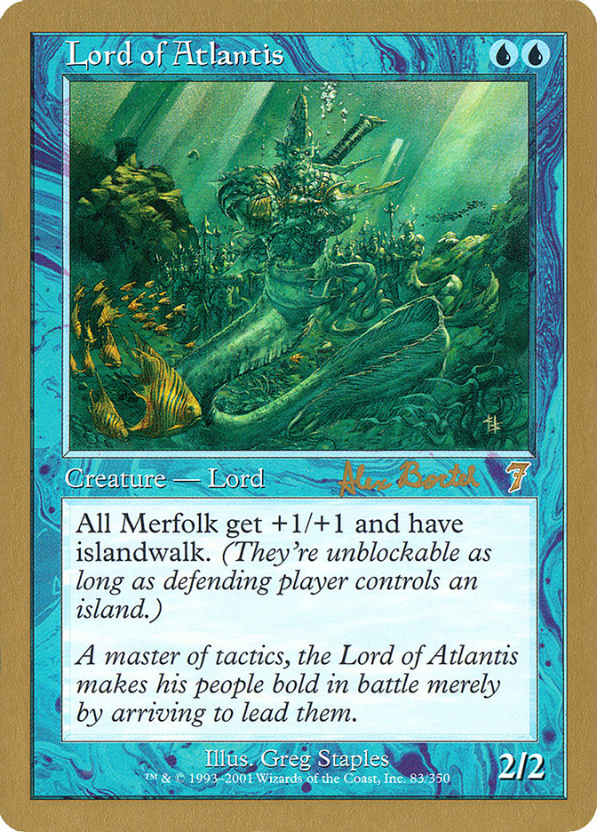 Lord of Atlantis (Alex Borteh) [World Championship Decks 2001] | The Time Vault CA