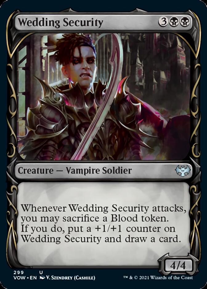 Wedding Security (Showcase Fang Frame) [Innistrad: Crimson Vow] | The Time Vault CA