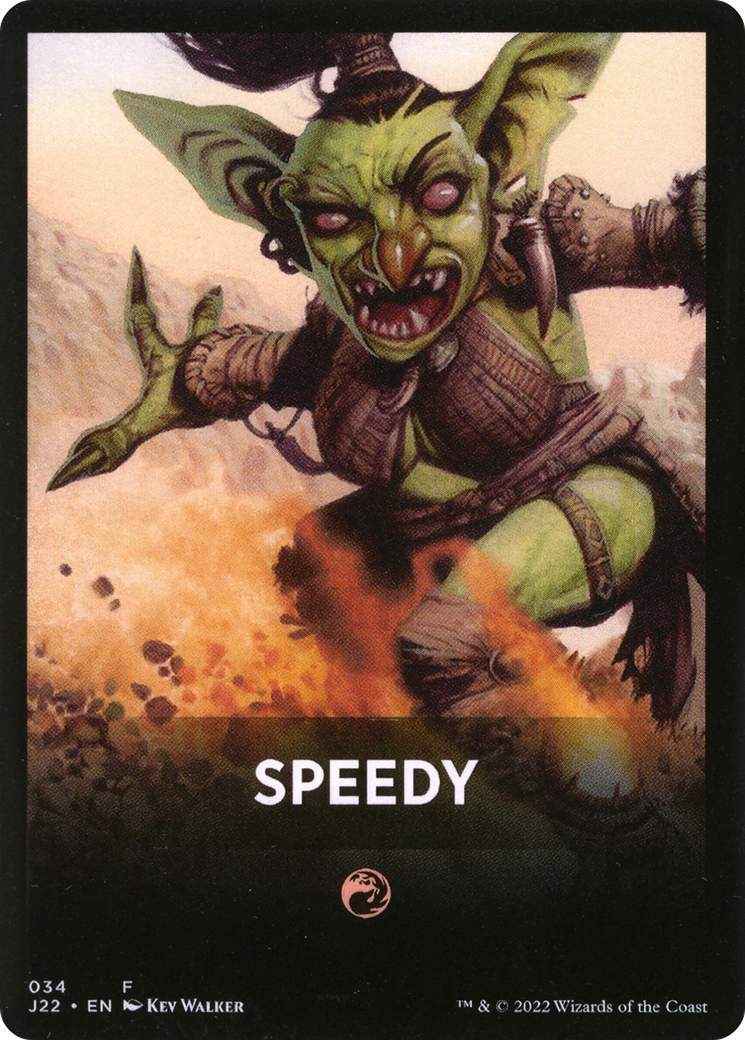 Speedy Theme Card [Jumpstart 2022 Front Cards] | The Time Vault CA