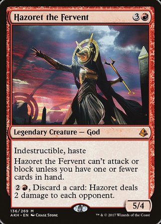 Hazoret the Fervent [Amonkhet] | The Time Vault CA