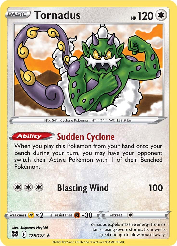 Tornadus (126/172) [Sword & Shield: Brilliant Stars] | The Time Vault CA