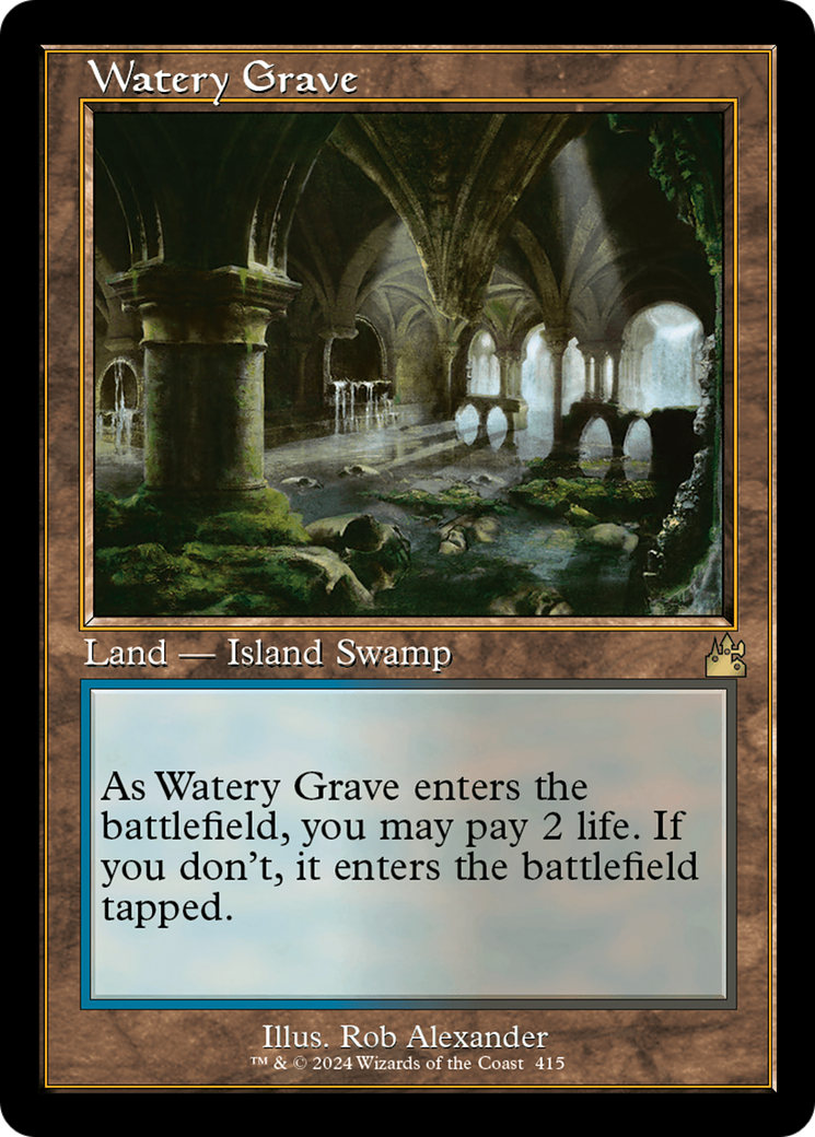Watery Grave (Retro) [Ravnica Remastered] | The Time Vault CA