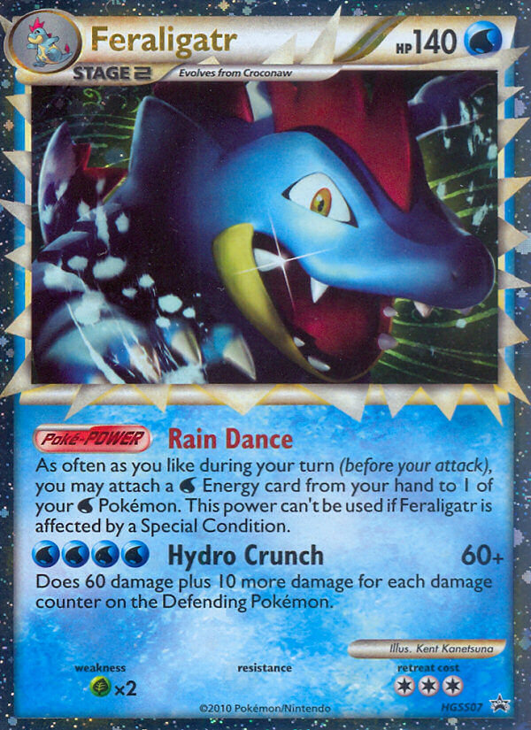 Feraligatr (HGSS07) [HeartGold & SoulSilver: Black Star Promos] | The Time Vault CA