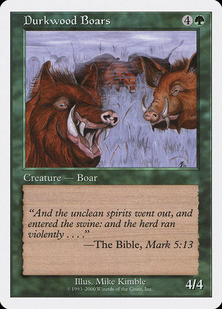 Durkwood Boars [Starter 2000] | The Time Vault CA