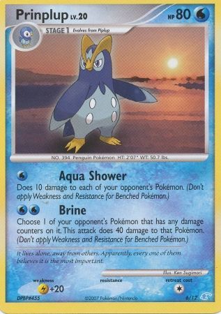 Prinplup (6/12) [Diamond & Pearl: Trainer Kit - Manaphy] | The Time Vault CA
