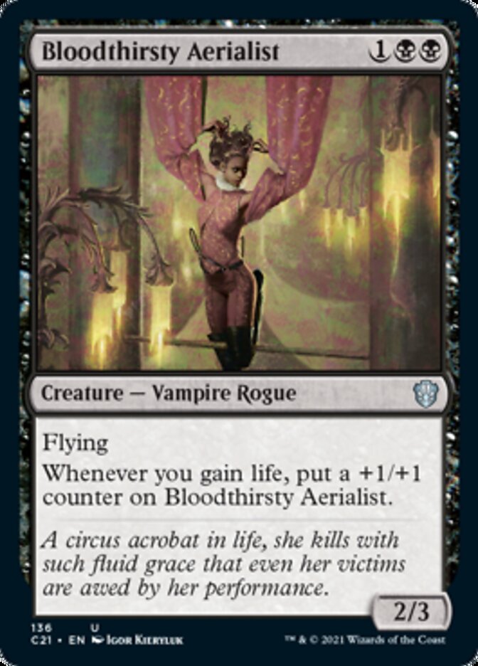 Bloodthirsty Aerialist [Commander 2021] | The Time Vault CA