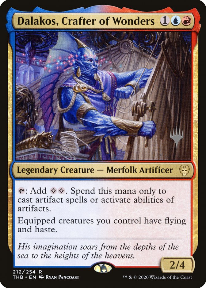 Dalakos, Crafter of Wonders (Promo Pack) [Theros Beyond Death Promos] | The Time Vault CA