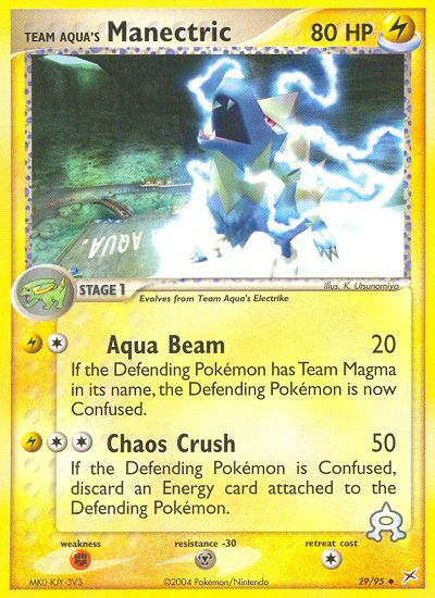 Team Aqua's Manectric (29/95) [EX: Team Magma vs Team Aqua] | The Time Vault CA