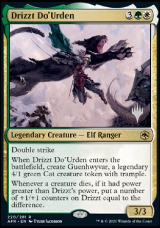 Drizzt Do'Urden (Promo Pack) [Dungeons & Dragons: Adventures in the Forgotten Realms Promos] | The Time Vault CA