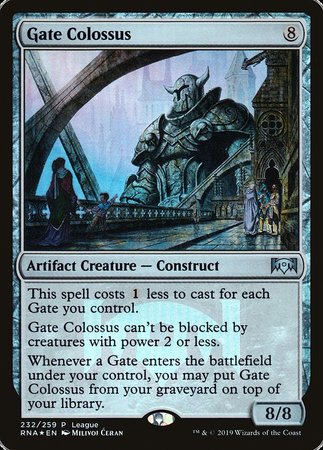 Gate Colossus [Ravnica Allegiance Promos] | The Time Vault CA