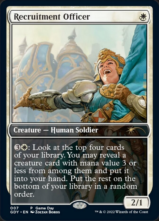 Recruitment Officer [Game Day 2022] | The Time Vault CA