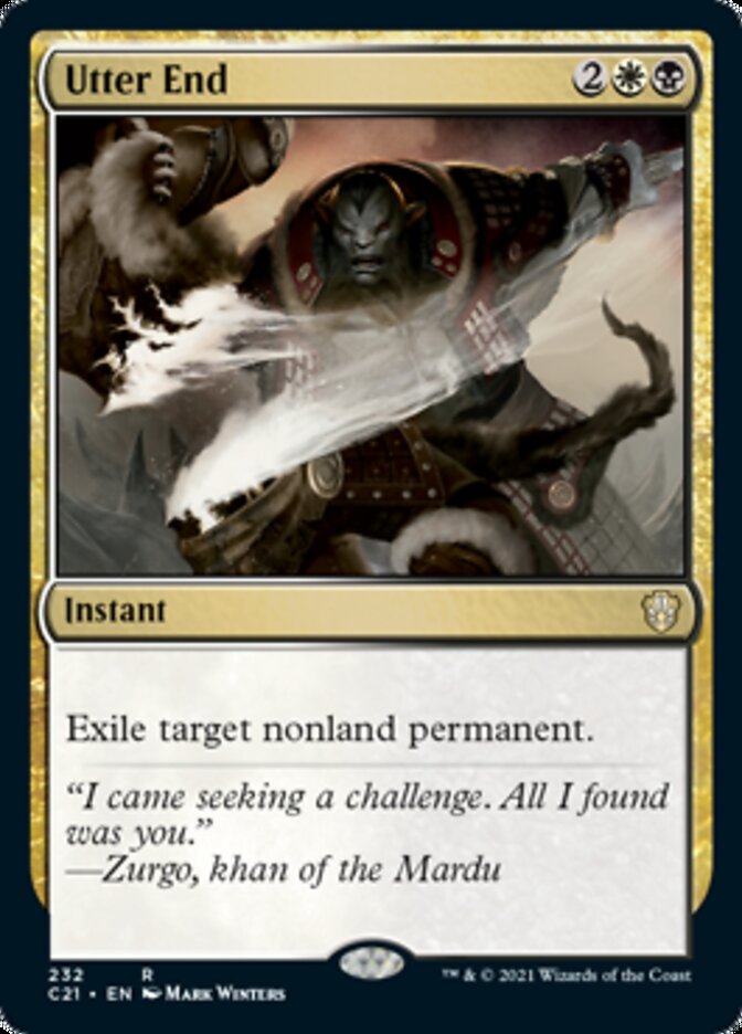 Utter End [Commander 2021] | The Time Vault CA