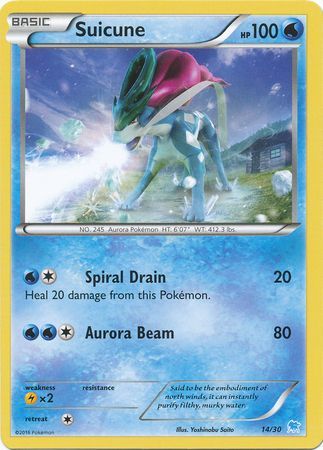 Suicune (14/30) [XY: Trainer Kit 3 - Suicune] | The Time Vault CA