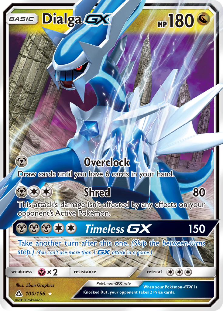 Dialga GX (100/156) [Sun & Moon: Ultra Prism] | The Time Vault CA