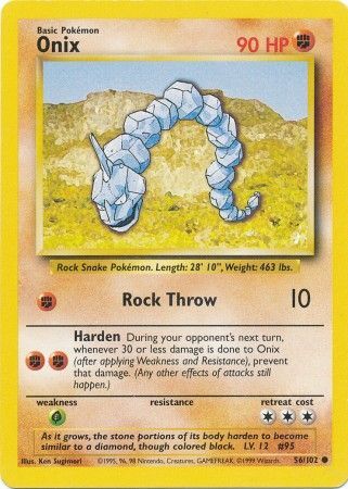 Onix (56/102) [Base Set Unlimited] | The Time Vault CA