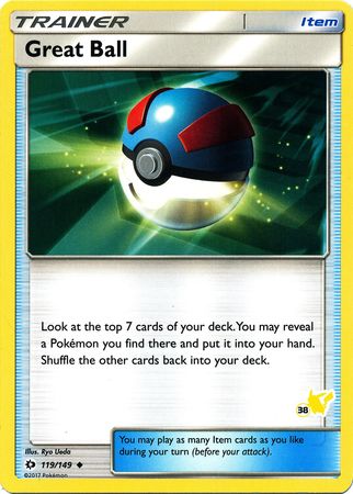 Great Ball (119/149) (Pikachu Stamp #38) [Battle Academy 2020] | The Time Vault CA