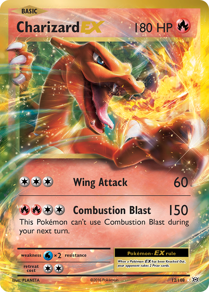 Charizard EX (12/108) [XY: Evolutions] | The Time Vault CA