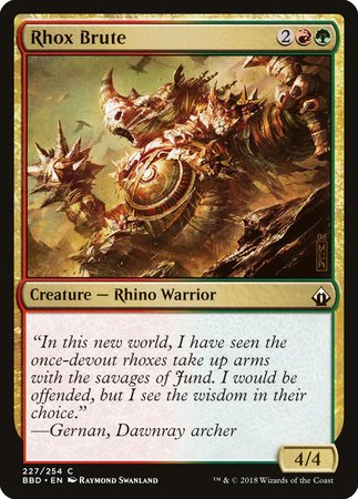 Rhox Brute [Battlebond] | The Time Vault CA