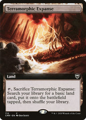 Terramorphic Expanse (Extended Art) [Commander Legends] | The Time Vault CA