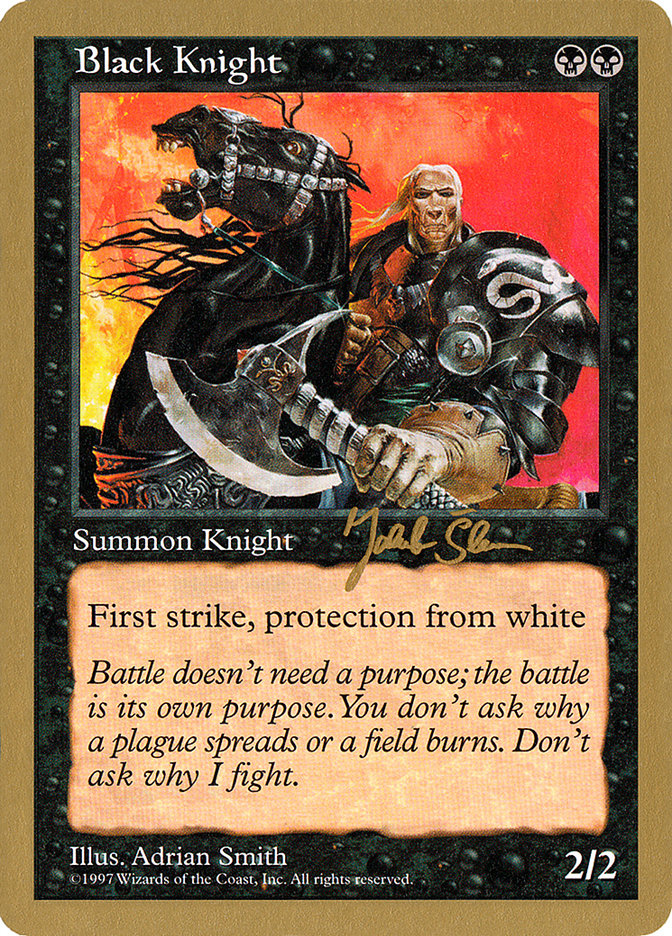 Black Knight (Jakub Slemr) [World Championship Decks 1997] | The Time Vault CA