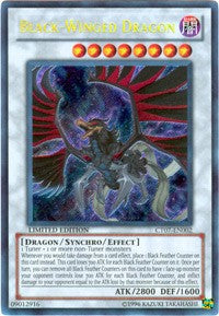 Black-Winged Dragon [CT07-EN002] Secret Rare | The Time Vault CA