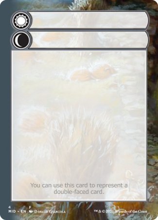 Helper Card (4/9) [Innistrad: Midnight Hunt Tokens] | The Time Vault CA