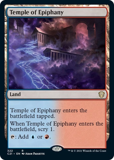 Temple of Epiphany [Commander 2021] | The Time Vault CA