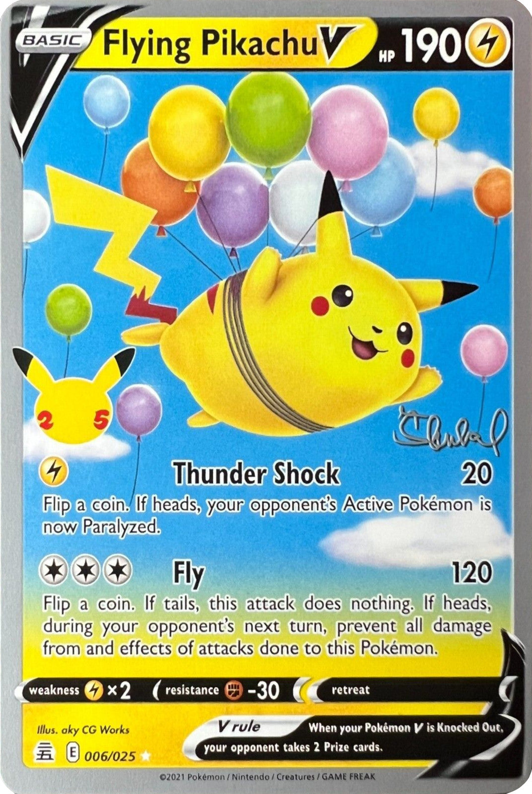 Flying Pikachu V (006/025) (ADP - Ondrej Skubal) [World Championships 2022] | The Time Vault CA