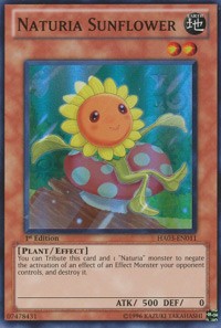 Naturia Sunflower [HA03-EN011] Super Rare | The Time Vault CA