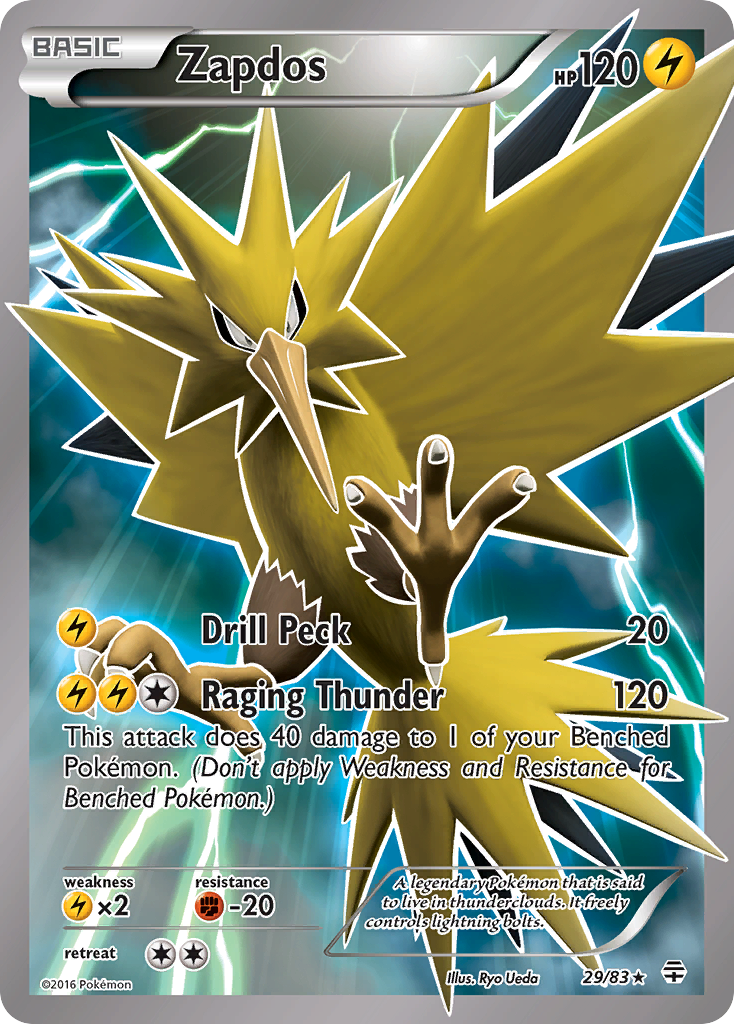 Zapdos (29/83) [XY: Generations] | The Time Vault CA