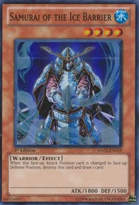 Samurai of the Ice Barrier [HA03-EN019] Super Rare | The Time Vault CA
