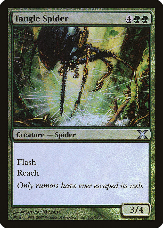 Tangle Spider (Premium Foil) [Tenth Edition] | The Time Vault CA