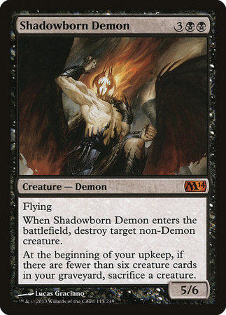 Shadowborn Demon [Magic 2014] | The Time Vault CA