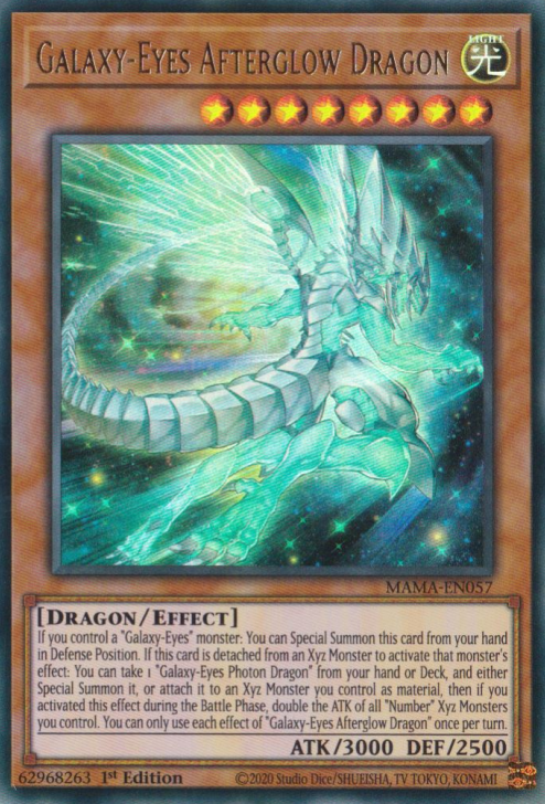 Galaxy-Eyes Afterglow Dragon [MAMA-EN057] Ultra Rare | The Time Vault CA