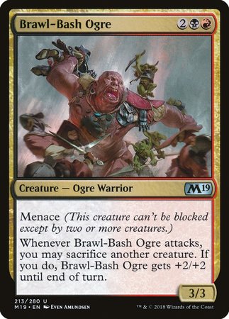 Brawl-Bash Ogre [Core Set 2019] | The Time Vault CA