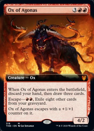 Ox of Agonas (Extended Art) [Theros Beyond Death] | The Time Vault CA