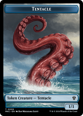 Tentacle // Koma's Coil Double-Sided Token [Murders at Karlov Manor Commander Tokens] | The Time Vault CA