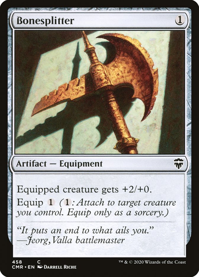 Bonesplitter [Commander Legends] | The Time Vault CA