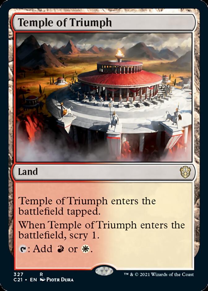 Temple of Triumph [Commander 2021] | The Time Vault CA