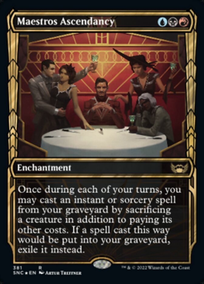 Maestros Ascendancy (Showcase Golden Age Gilded Foil) [Streets of New Capenna] | The Time Vault CA