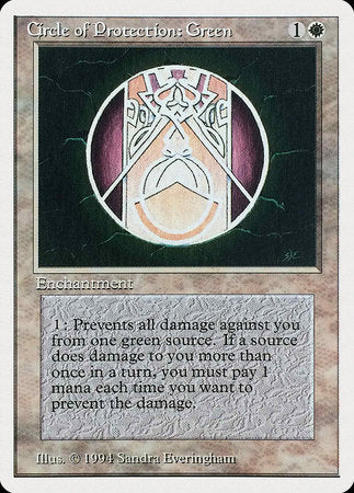 Circle of Protection: Green [Summer Magic / Edgar] | The Time Vault CA
