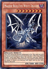 Malefic Blue-Eyes White Dragon [YMP1-EN002] Secret Rare | The Time Vault CA