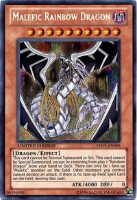 Malefic Rainbow Dragon [YMP1-EN005] Secret Rare | The Time Vault CA