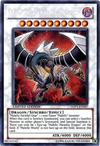 Malefic Paradox Dragon [YMP1-EN007] Secret Rare | The Time Vault CA